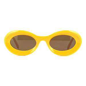loewe, loewe sunglasses, loewe eyewear, xeyes sunglass shop, square sunglasses, fashion, fashion sunglasses, women sunglasses, oval sunglasses, lw40110u, loewe loop sunglasses