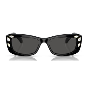 swarovski, swarovski eyewear, swarovski sunglasses, xeyes sunglass shop, women sunglasses, swarovski crystals, rectangular sunglasses, sunglasses with crystals, sk6008