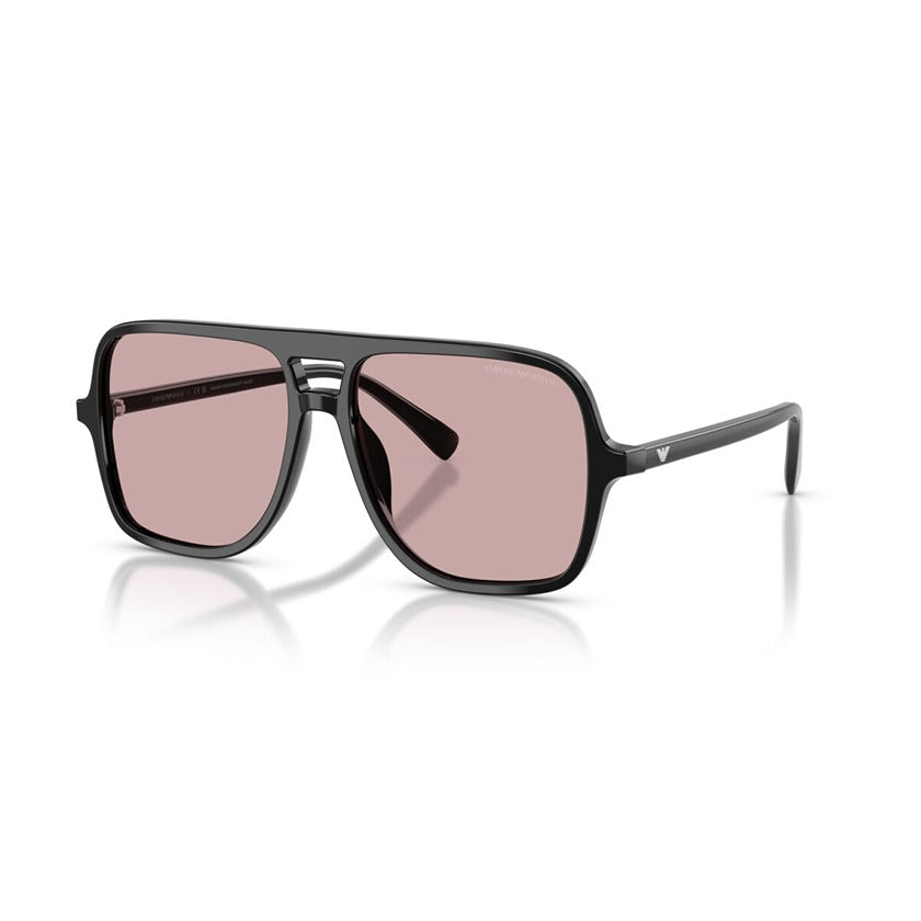 emporio armani eyewear, emporio armani, xeyes sunglass shop, black rectangular sunglasses, men sunglasses, fashion sunglasses, rectangular sunglasses, emporio armani ea4252u