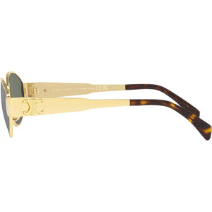 celine, celine eyewear, celine sunglasses, xeyes sunglass shop, women sunglasses, fashion, fashion sunglasses, celine oval sunglasses, celine gold cl40235u