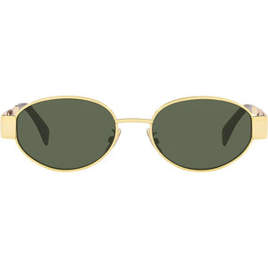 celine, celine eyewear, celine sunglasses, xeyes sunglass shop, women sunglasses, fashion, fashion sunglasses, celine oval sunglasses, celine gold cl40235u