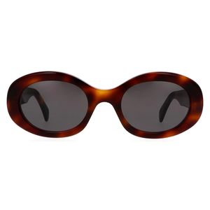 celine, celine eyewear, celine sunglasses, xeyes sunglass shop, women sunglasses, fashion, fashion sunglasses, oval sunglasses, brown sunglasses, cl40194u