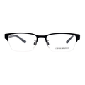 emporio armani eyewear, emporio armani, xeyes sunglass shop, metal optical glasses, optical frames, men optical glasses, men optical frames, emporio armani ea1129, ea1129, semi frameless glasses