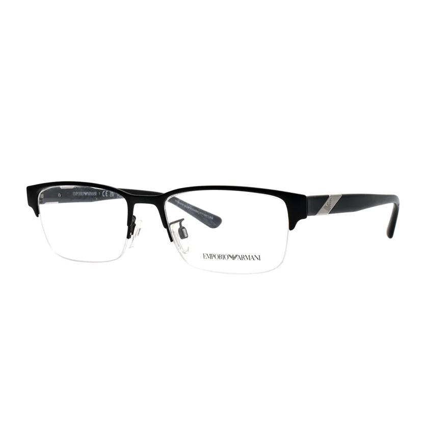 emporio armani eyewear, emporio armani, xeyes sunglass shop, metal optical glasses, optical frames, men optical glasses, men optical frames, emporio armani ea1129, ea1129, semi frameless glasses