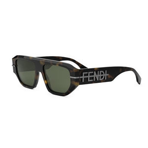 fendi, fendi eyewear, fendi sunglasses, xeyes sunglass shop, men sunglasses, women sunglasses, fashion sunglasses, rectangular sunglasses, black sunglasses, fe40142i, fendigraphy
