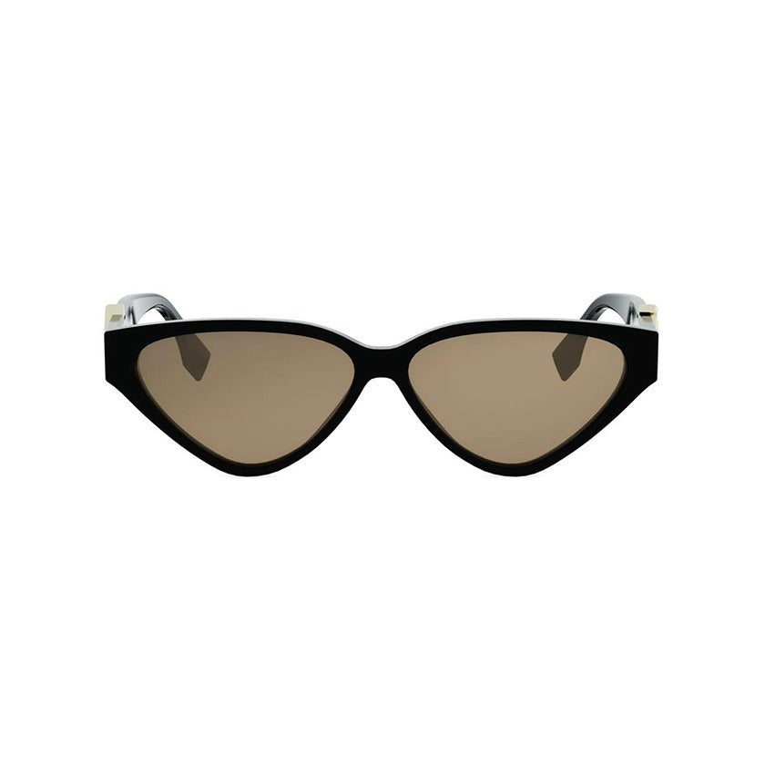 fendi, fendi eyewear, fendi sunglasses, xeyes sunglass shop, women sunglasses, fashion sunglasses, cat eye sunglasses, black sunglasses, fe40184i