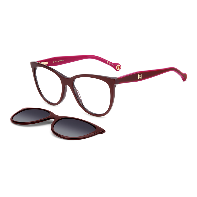 carolina herrera, carolina herrera eyewear, carolina herrera eyeglasses, carolina herrera optical glasses, xeyes sunglass shop, fashion glasses, women eyeglasses, carolina herrera clip-on, her0259cs