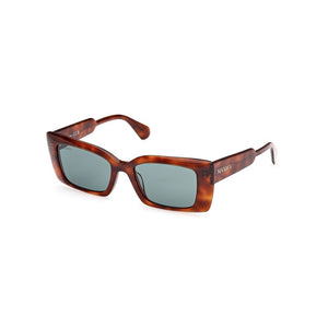 max&co, max&co eyewear, plastic sunglasses, women sunglasses, max&co sunglasses, xeyes sunglass shop, fashion, fashion sunglasses, brown sunglasses, rectangular sunglasses, mo0117