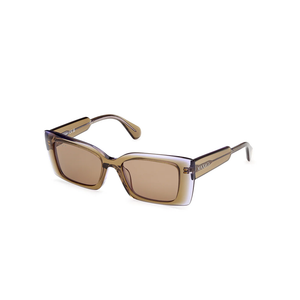 max&co, max&co eyewear, plastic sunglasses, women sunglasses, max&co sunglasses, xeyes sunglass shop, fashion, fashion sunglasses, brown sunglasses, rectangular sunglasses, mo0117