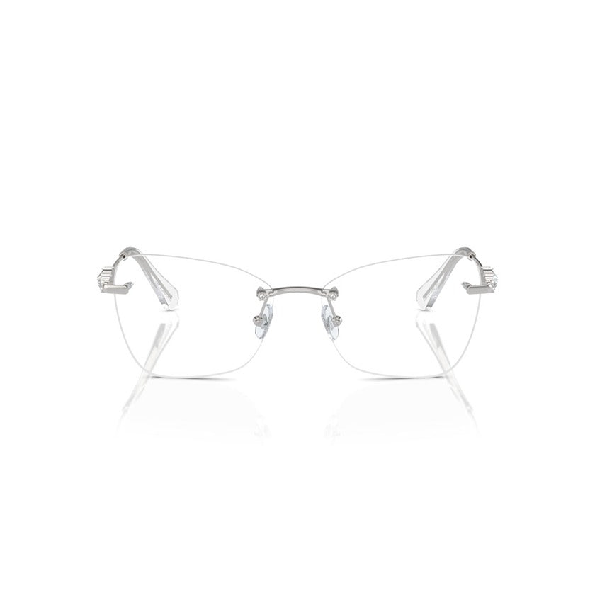 swarovski, swarovski eyewear, swarovski optical glasses, xeyes sunglass shop, women optical glasses, swarovski crystals, frameless optical glasses, optical glasses with crystals, sk1014