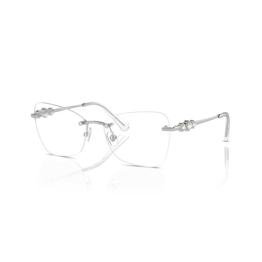 swarovski, swarovski eyewear, swarovski optical glasses, xeyes sunglass shop, women optical glasses, swarovski crystals, frameless optical glasses, optical glasses with crystals, sk1014