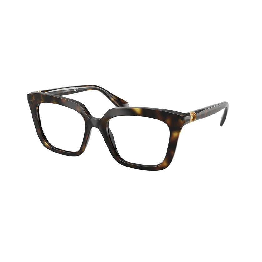 swarovski, swarovski eyewear, swarovski optical glasses, xeyes sunglass shop, women optical glasses, swarovski crystals, squared optical glasses, optical glasses with crystals, sk2043