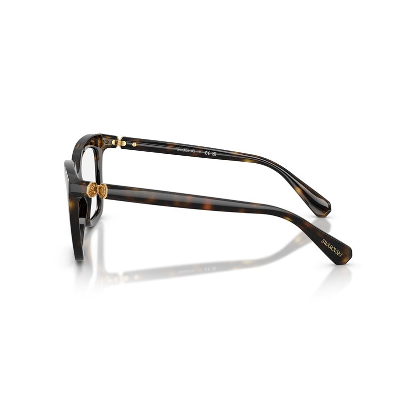swarovski, swarovski eyewear, swarovski optical glasses, xeyes sunglass shop, women optical glasses, swarovski crystals, squared optical glasses, optical glasses with crystals, sk2043