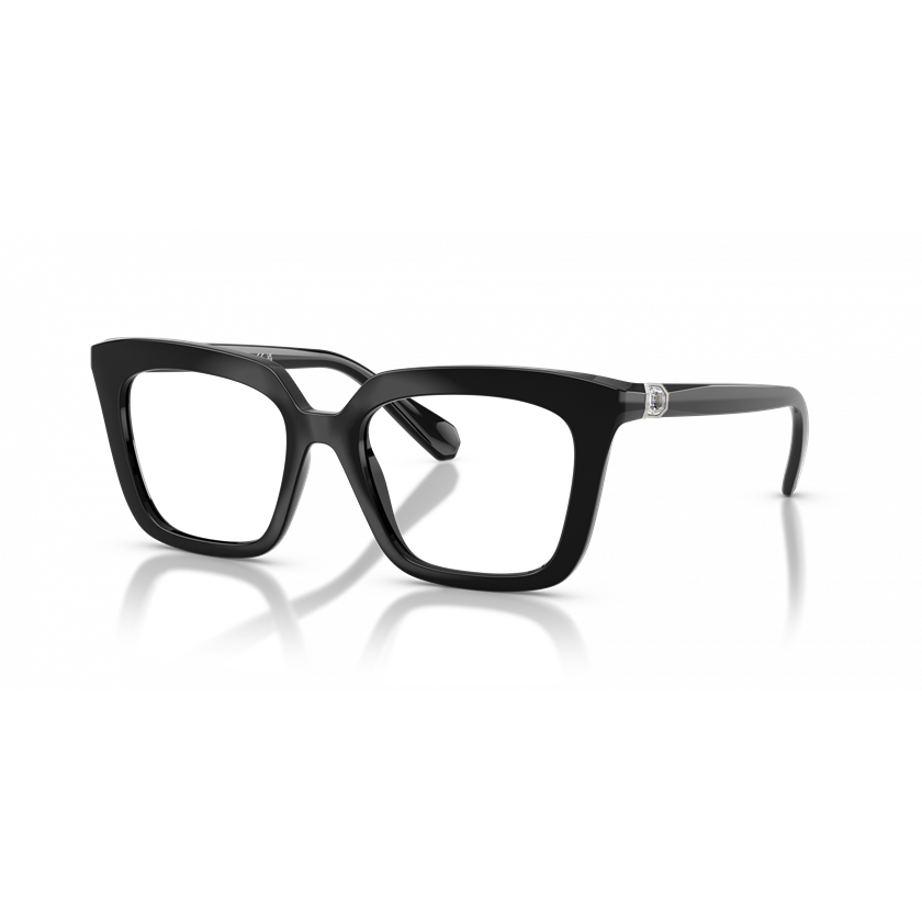 swarovski, swarovski eyewear, swarovski optical glasses, xeyes sunglass shop, women optical glasses, swarovski crystals, squared optical glasses, optical glasses with crystals, sk2043