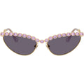 swarovski, swarovski eyewear, swarovski sunglasses, xeyes sunglass shop, women sunglasses, swarovski crystals, cat eye sunglasses, sunglasses with crystals,sk7030