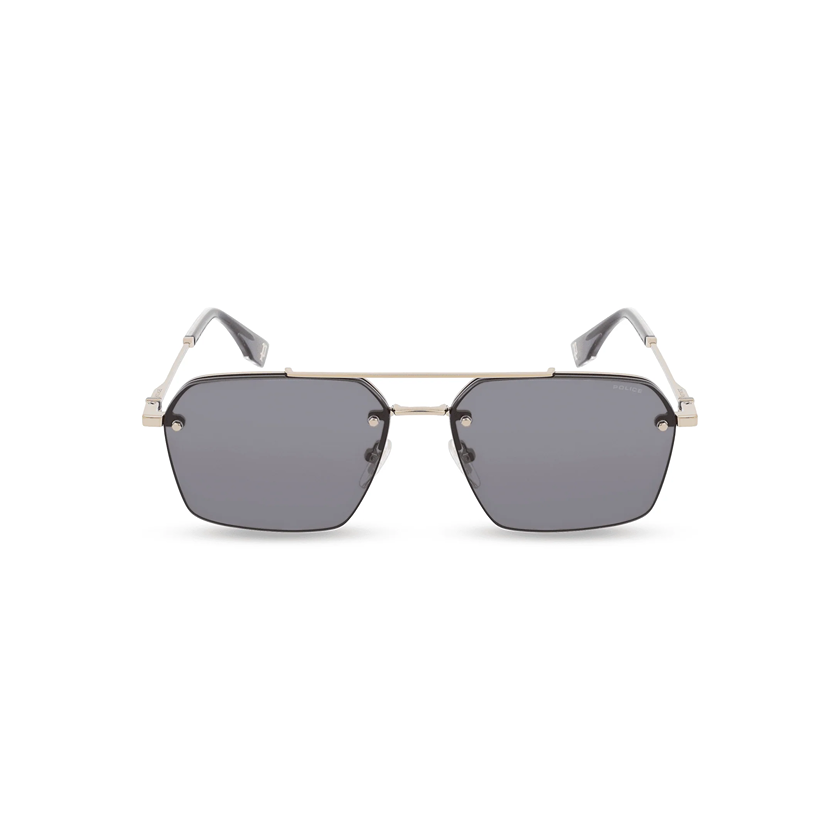 police, police sunglasses, xeyes sunglass shop, men sungasses, fashion sunglasses,  rimless sunglasses, pilot sunglasses, splq90 force 9, police force 9