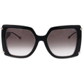 philipp plein, philipp plein eyewear, philipp plein sunglasses, xeyes sunglass shop, luxury, luxury sunglasses, fashion, fashion sunglasses, women sunglasses, square sunglasses, black sunglasses, spp121s