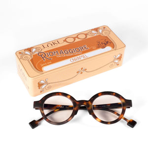 loki, loki eyewear, loki optical glasses, xeyes sunglass shop, loki reading glasses, reading glasses, loki riomaggiore, riomaggiore, round glasses