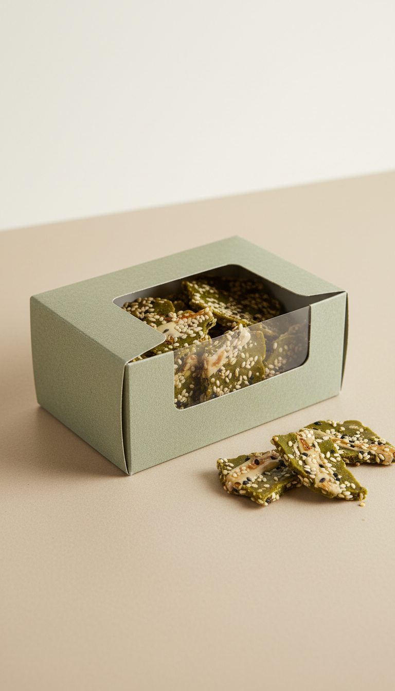Handcrafted Matcha Sesame Brittle