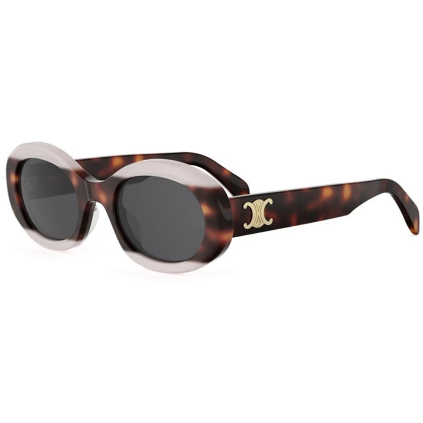 celine, celine eyewear, celine sunglasses, xeyes sunglass shop, women sunglasses, fashion, fashion sunglasses, oval sunglasses, black sunglasses, cl40194u