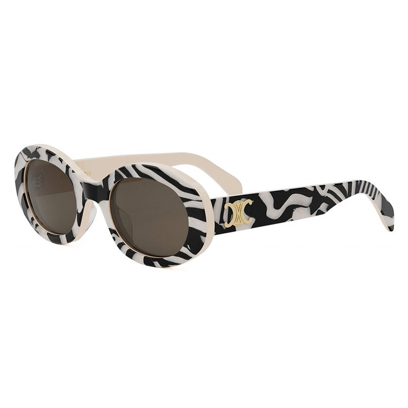 celine, celine eyewear, celine sunglasses, xeyes sunglass shop, women sunglasses, fashion, fashion sunglasses, oval sunglasses, black sunglasses, cl40194u