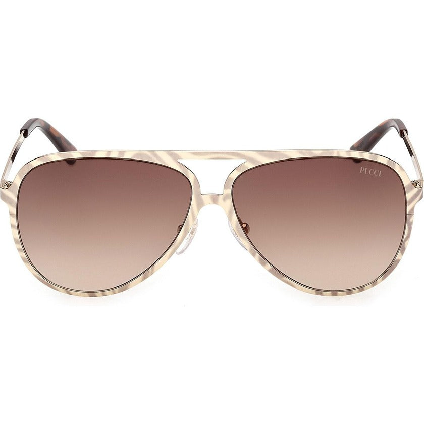 emilio pucci eyewear, emilio pucci, xeyes sunglass shop, women sunglasses, fashion sunglasses, aviator sunglasses, ep247, ep0247 emilio pucci glasses