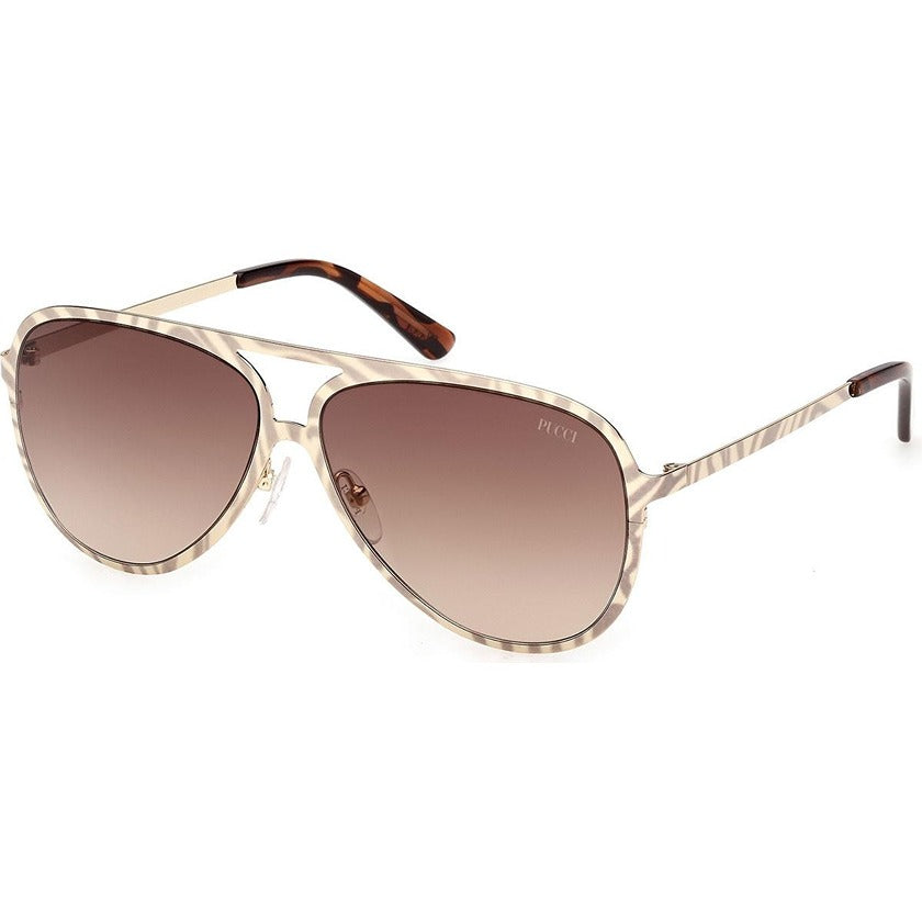 emilio pucci eyewear, emilio pucci, xeyes sunglass shop, women sunglasses, fashion sunglasses, aviator sunglasses, ep247, ep0247 emilio pucci glasses