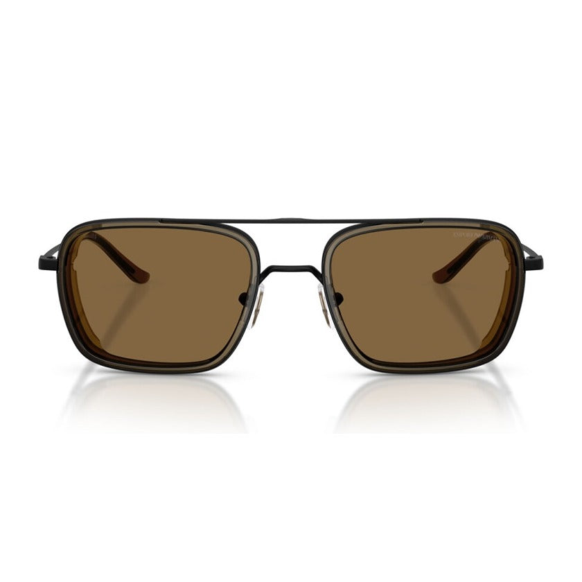 emporio armani eyewear, emporio armani, xeyes sunglass shop, black rectangular sunglasses, men sunglasses, fashion sunglasses, rectangular sunglasses, emporio armani ea2162