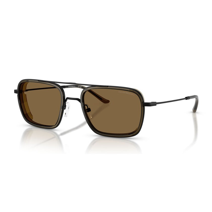 emporio armani eyewear, emporio armani, xeyes sunglass shop, black rectangular sunglasses, men sunglasses, fashion sunglasses, rectangular sunglasses, emporio armani ea2162