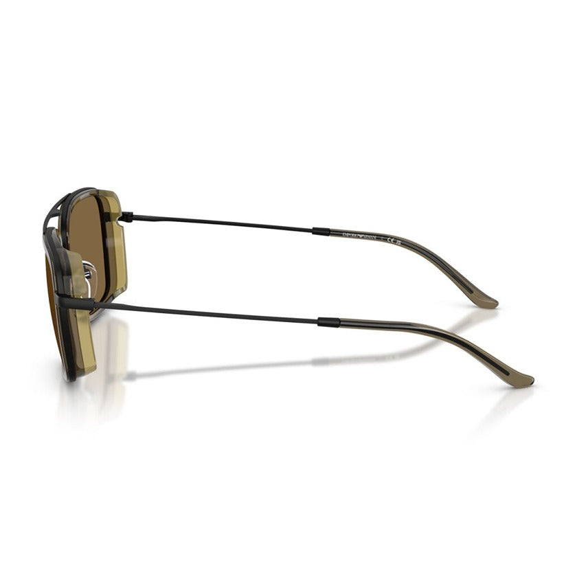 emporio armani eyewear, emporio armani, xeyes sunglass shop, black rectangular sunglasses, men sunglasses, fashion sunglasses, rectangular sunglasses, emporio armani ea2162
