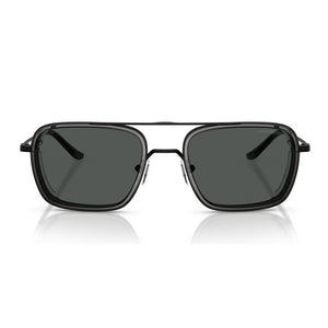 emporio armani eyewear, emporio armani, xeyes sunglass shop, black rectangular sunglasses, men sunglasses, fashion sunglasses, rectangular sunglasses, emporio armani ea2162