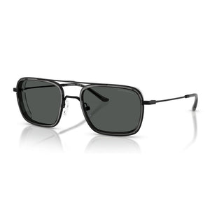 emporio armani eyewear, emporio armani, xeyes sunglass shop, black rectangular sunglasses, men sunglasses, fashion sunglasses, rectangular sunglasses, emporio armani ea2162