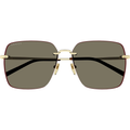 gucci, gucci eyewear, gucci sunglasses, xeyes sunglass shop,women sunglasses, fashion, gg1955sa, gucci square sunglasses, gucci rimless sunglasses