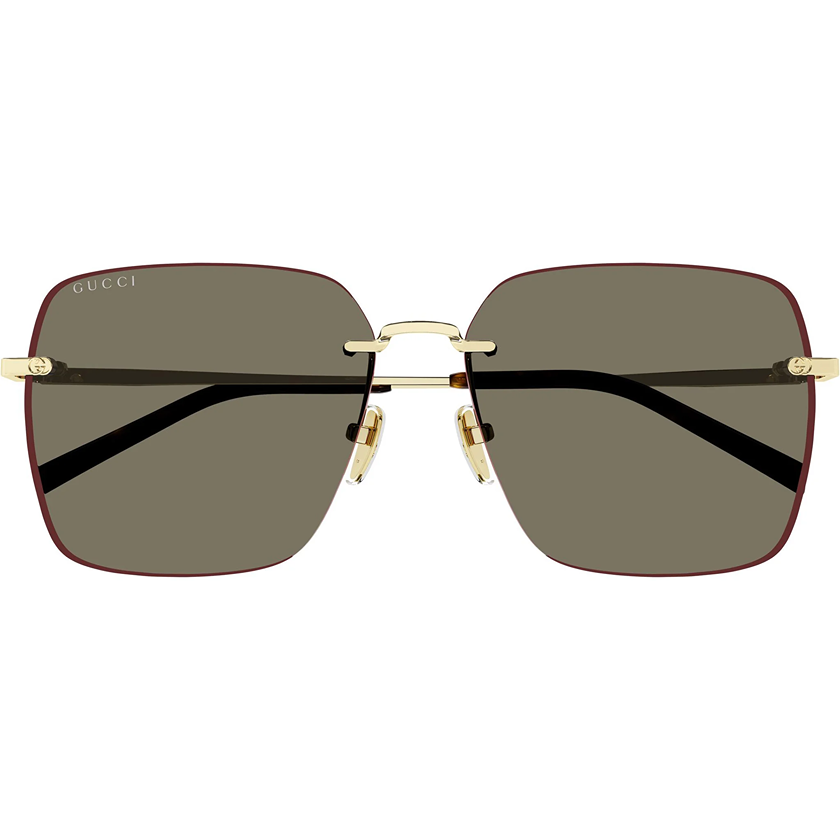 gucci, gucci eyewear, gucci sunglasses, xeyes sunglass shop,women sunglasses, fashion, gg1955sa, gucci square sunglasses, gucci rimless sunglasses