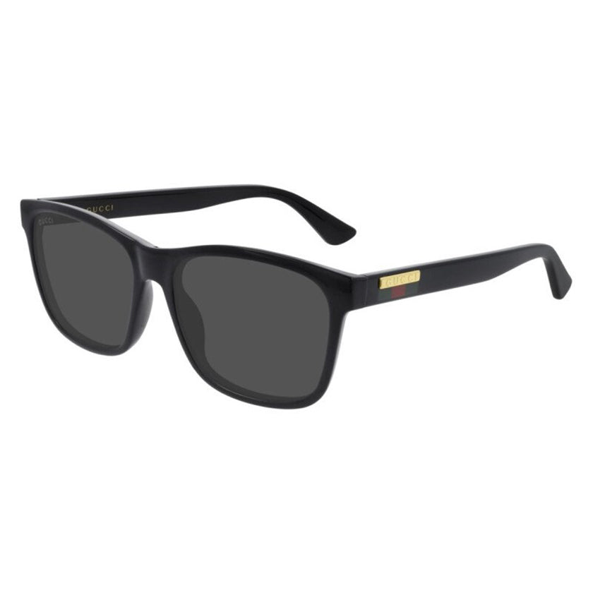 gucci, gucci eyewear, gucci sunglasses, xeyes sunglass shop, men sunglasses, women sunglasses, fashion, fashion sunglasses, rectangular sunglasses, black sunglasses, gg0746s 001