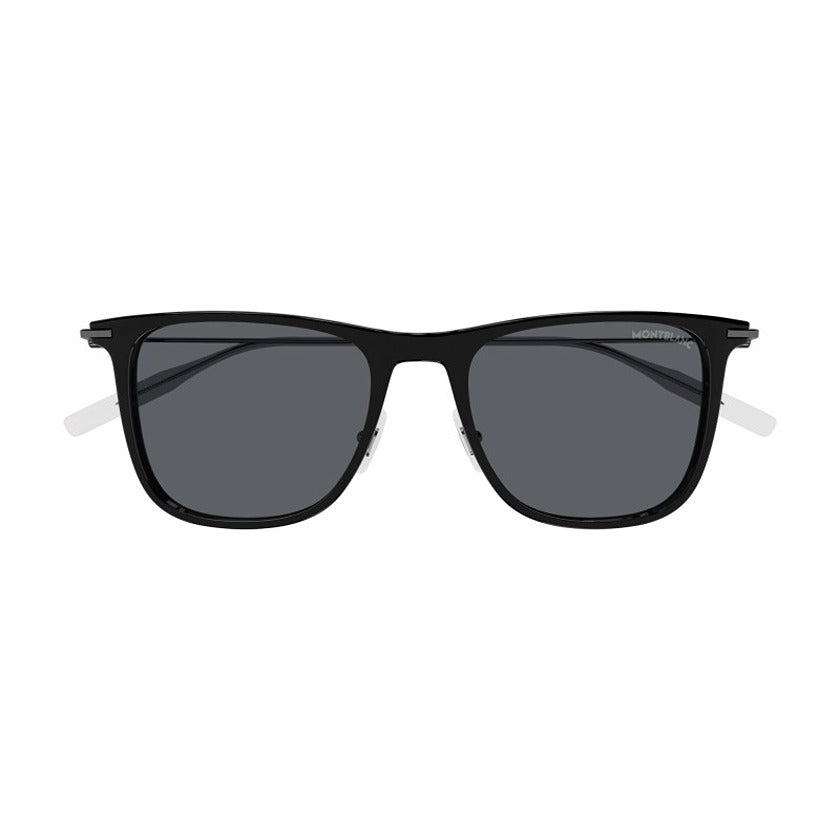 mont blanc, mont blanc eyewear, mont blanc sunglasses, xeyes sunglass shop, men sunglasses, rectangular sunglasses, black sunglasses, mb0206s