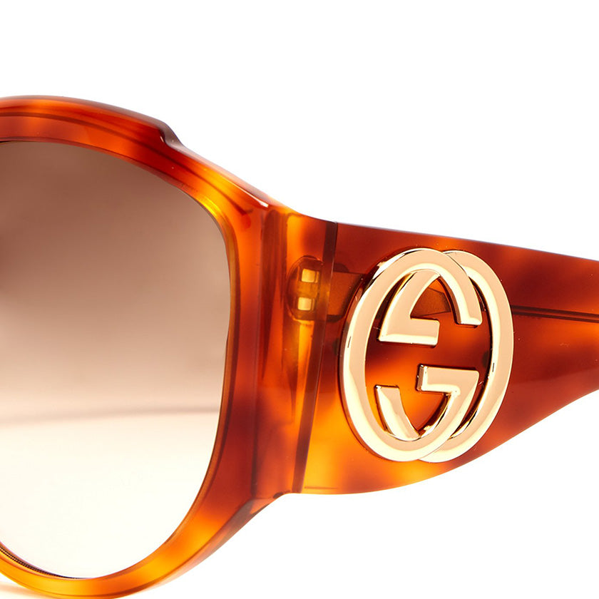 gucci, gucci eyewear, gucci sunglasses, xeyes sunglass shop, women sunglasses, fashion, fashion sunglasses, square sunglasses, black sunglasses, gold sunglasses, oversized sunglasses, GG0151S