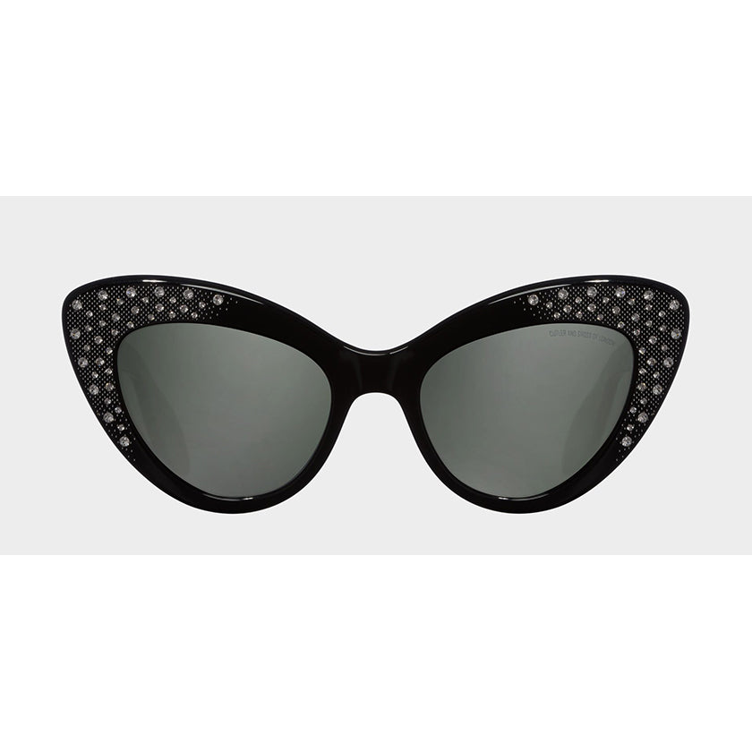 cutler and gross eyewear, xeyes sunglass shop, cat-eye sunglasses, crystals, women sunglasses, acetate, luxury eyewear, fashion 1287 01