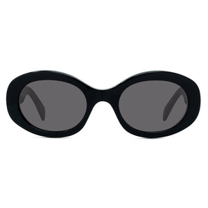 celine, celine eyewear, celine sunglasses, xeyes sunglass shop, women sunglasses, fashion, fashion sunglasses, oval sunglasses, black sunglasses, cl40194u