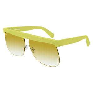 courreges, courreges sunglasses, courreges eyewear, xeyes sunglass shop, luxury sunglasses, fashion sunglasses, women sunglasses, cl1901, aviator sunglasses, yellow sunglasses