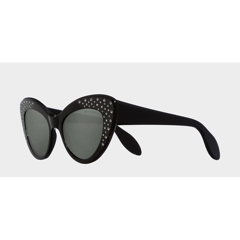 cutler and gross eyewear, xeyes sunglass shop, cat-eye sunglasses, crystals, women sunglasses, acetate, luxury eyewear, fashion 1287 01