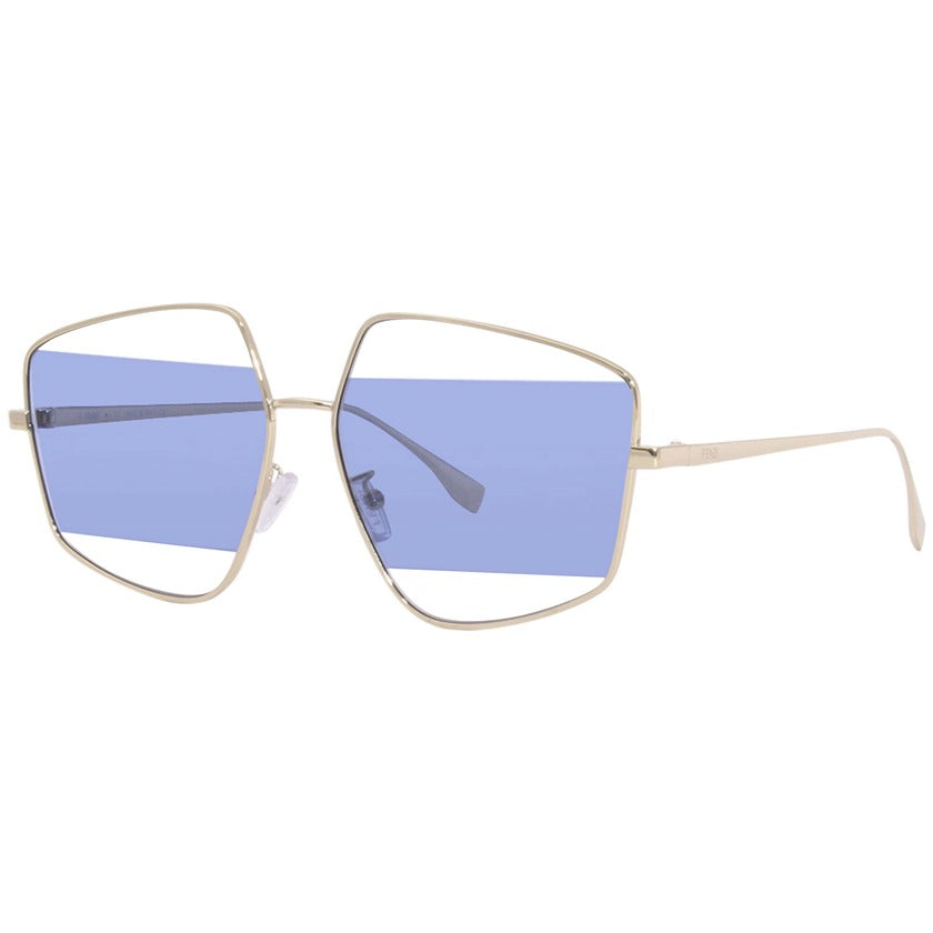 fendi, fendi eyewear, fendi sunglasses, xeyes sunglass shop, women sunglasses, fashion sunglasses, pentagonal sunglasses, oversized sunglasses, fendi fe40016u, fendi stripes sunglasses