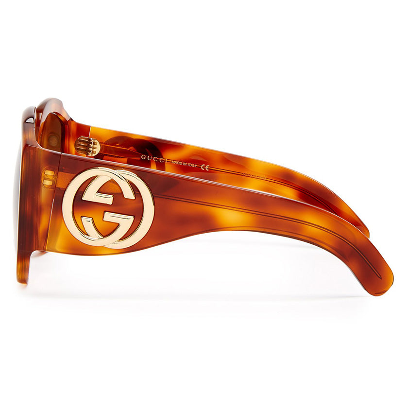gucci, gucci eyewear, gucci sunglasses, xeyes sunglass shop, women sunglasses, fashion, fashion sunglasses, square sunglasses, black sunglasses, gold sunglasses, oversized sunglasses, GG0151S