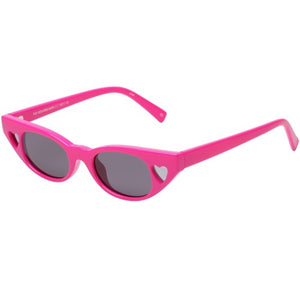 lespecs sunglasses, xeyes sunglass shop, heart glasses, pink glasses, lespecs the heartbreaker