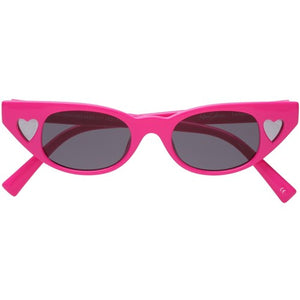 lespecs sunglasses, xeyes sunglass shop, heart glasses, pink glasses, lespecs the heartbreaker