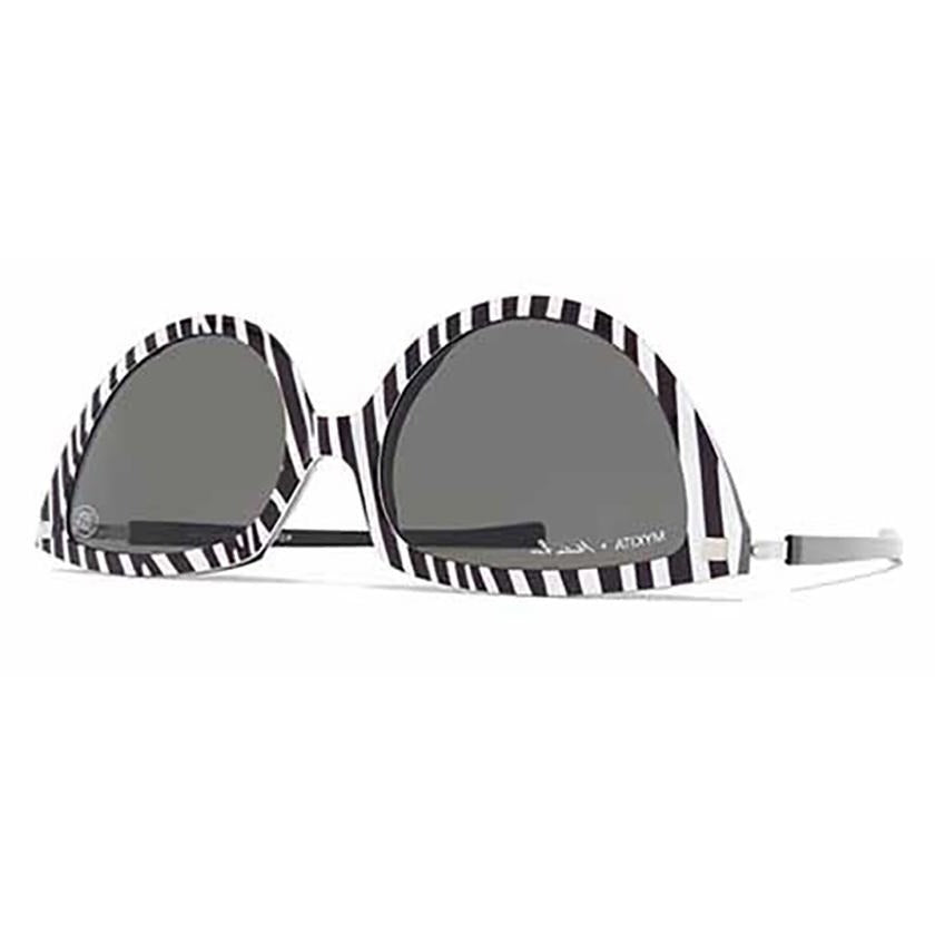 mykita, mykita sunglasses, mykita eyewear, xeyes sunglass shop, luxury, luxury sunglasses, women sunglasses, men sunglasses, fashion, fashion sunglasses, metal sunglasses, light sunglasses, mykita x martin rose, martin rose sunglasses, sos, zebra