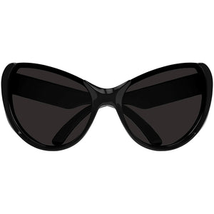balenciaga, balenciaga eyewear, balenciaga sunglasses, xeyes sunglass shop, cat eye sunglasses, mask sunglasses, kim kardashian sunglasses, bb0201s black