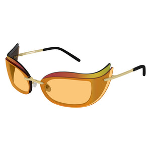 courreges, courreges sunglasses, courreges eyewear, xeyes sunglass shop, luxury sunglasses, fashion sunglasses, women sunglasses, cl1903, mask sunglasses, cat eye sunglasses