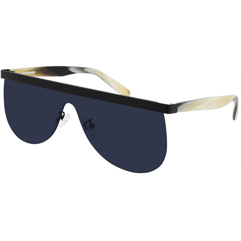 courreges, courreges sunglasses, courreges eyewear, xeyes sunglass shop, luxury sunglasses, fashion sunglasses, women sunglasses, cl2004, aviator sunglasses, black sunglasses