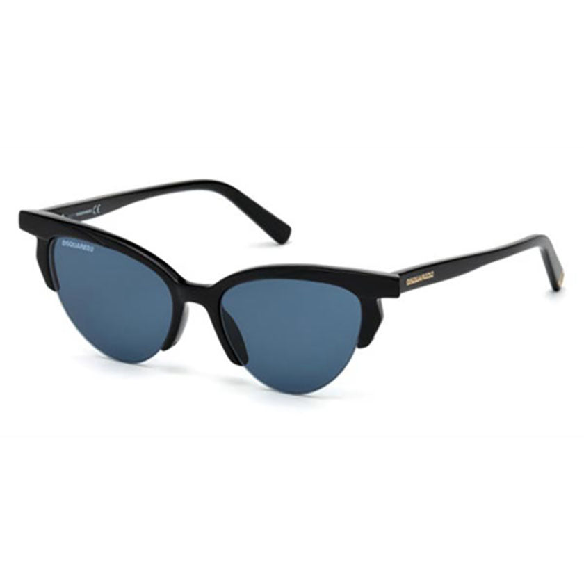 dsquared2, dsquared2 eyewear, dsquared2 sunglasses, xeyes sunglass shop, cat-eye sunglasses, women sunglasses, fashion, fashion sunglasses, acetate sunglasses, black sunglasses, dq0298